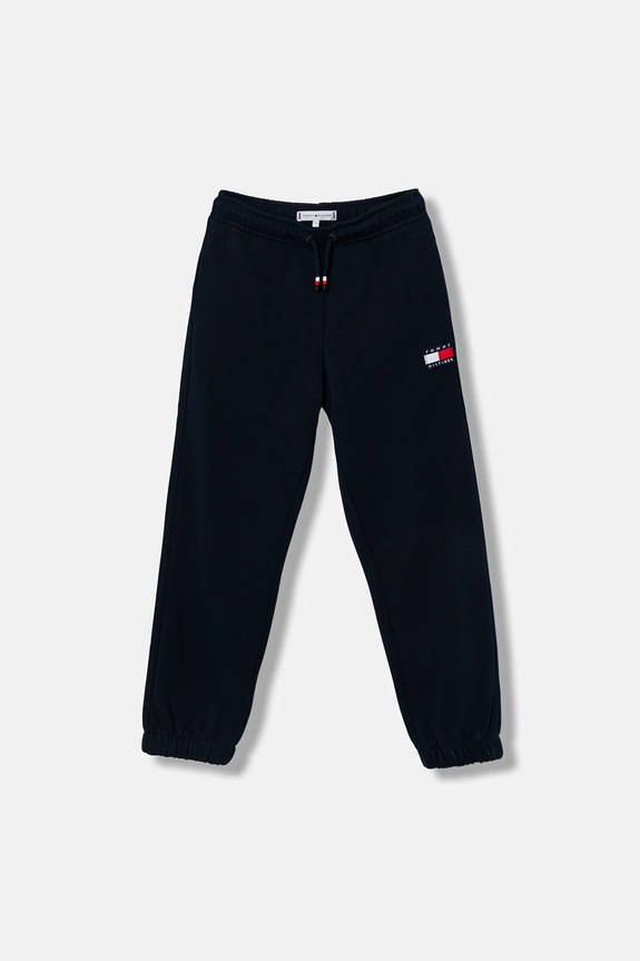 Tommy Hilfiger spodnie dresowe dziecięce dzianina granatowy KS0KS00715.128.176.PPY2