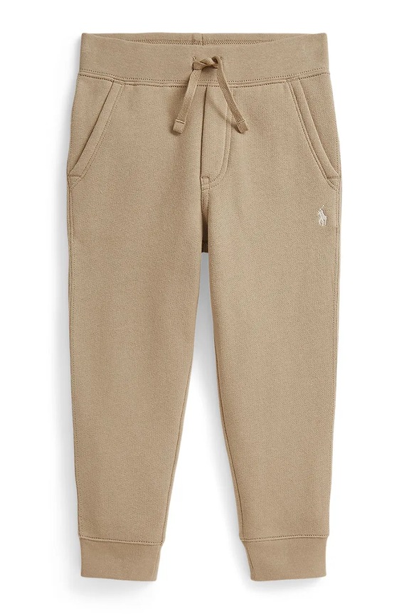 Detské tepláky Polo Ralph Lauren pletenina béžová 322799362504