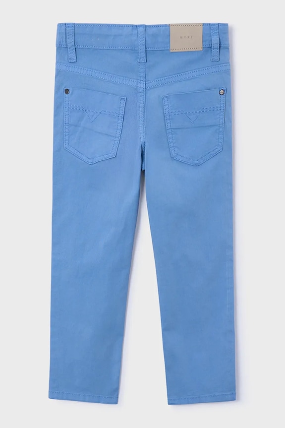 Mayoral spodnie dziecięce 505.5E.Mini.PPY2 niebieski SS26