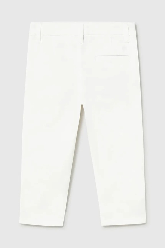 Mayoral pantaloni copii 522.3A.Baby.PPY2 alb SS26