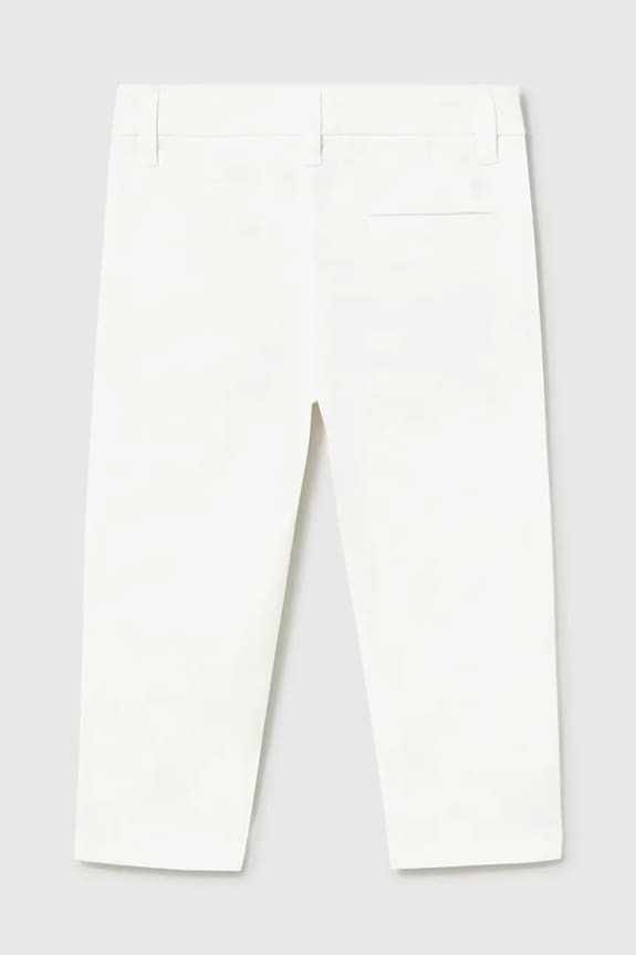 Mayoral pantaloni copii 522.3A.Baby.PPY2 alb SS26