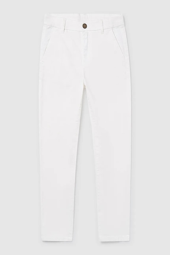 Mayoral pantaloni copii 530.7A.Junior.PPY2 alb SS26