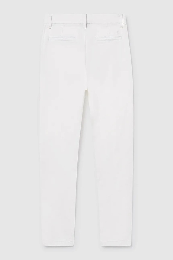Băieți Mayoral pantaloni copii 530.7A.Junior.PPY2 alb