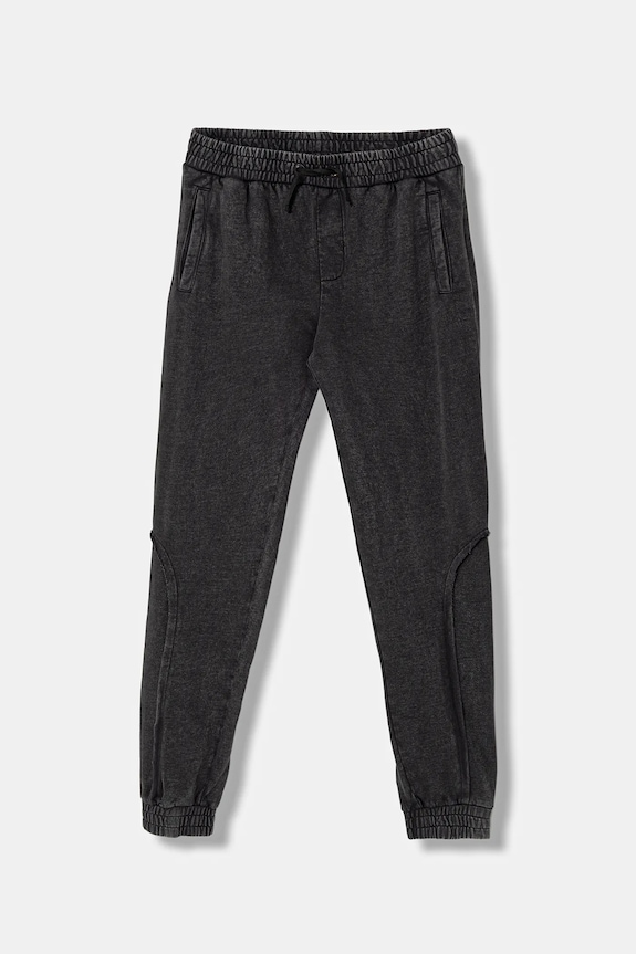 Dětské bavlněné tepláky Guess pletenina černá L6RB00.KAX74.PPY2