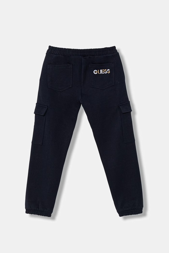 Guess spodnie dziecięce N6RB06.KCCH0.PPY2 granatowy SS26