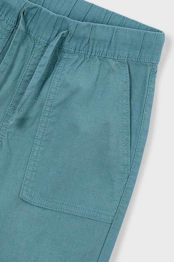 Mayoral pantaloni de in pentru copii turcoaz 3575.5C.Mini.PPY2