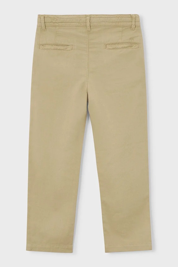 Mayoral pantaloni pentru copii cu adaos de in 3576.5C.Mini.PPY2 bej SS26