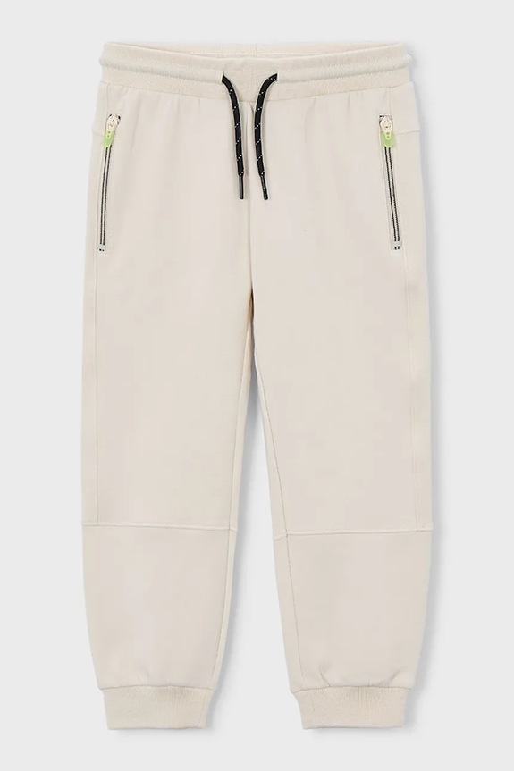 Mayoral pantaloni de trening pentru copii 3583.5G.Mini.PPY2 bej SS26