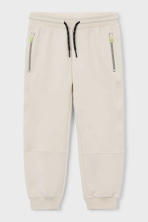 Mayoral pantaloni de trening pentru copii 3583.5G.Mini.PPY2 bej SS26