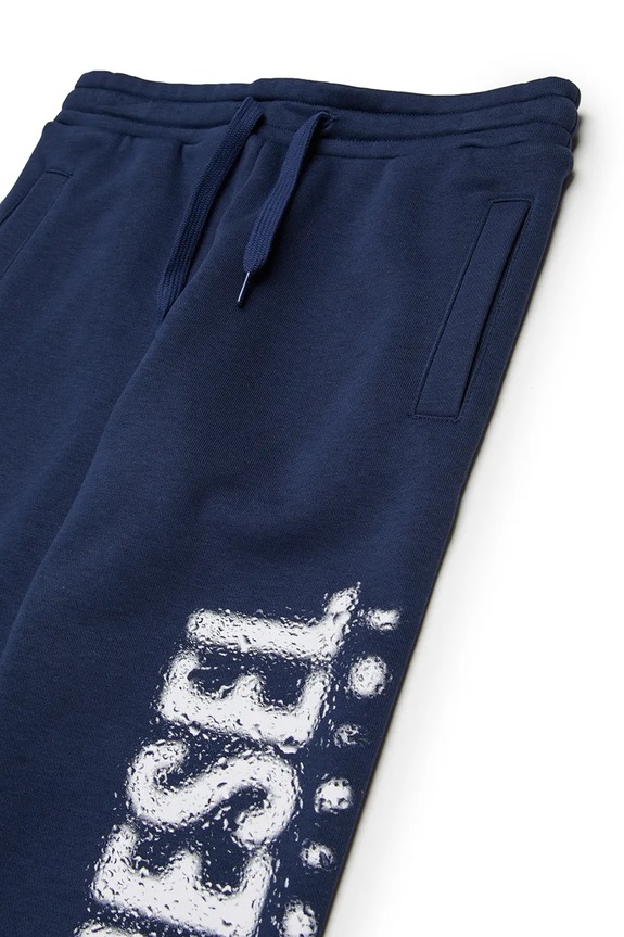 BIMBO Diesel pantaloni tuta in cotone bambino/a PANTLI TROUSERS J02445.KYAZ3 blu navy