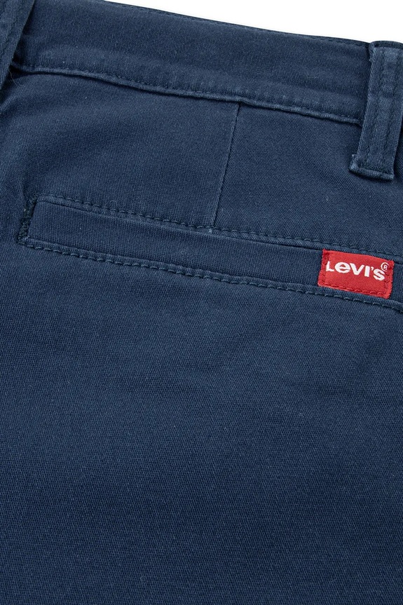 Băieți Levi's pantaloni de bumbac pentru copii XX CHINO RELAXED STRAIGHT 9EP697 bleumarin