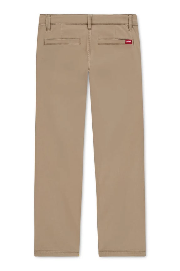 Băieți Levi's pantaloni de bumbac pentru copii XX CHINO RELAXED STRAIGHT 9EP697 maro