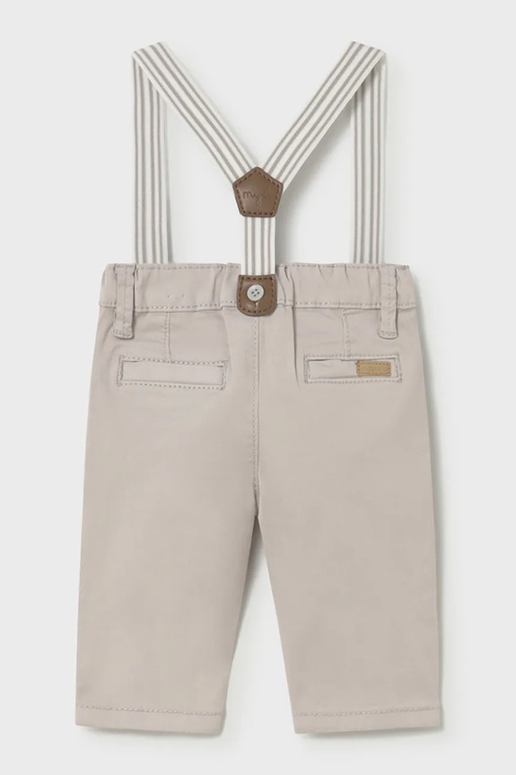 Βρεφικό παντελόνι Mayoral Newborn 1596.1L.Newborn.PPY2 μπεζ SS26