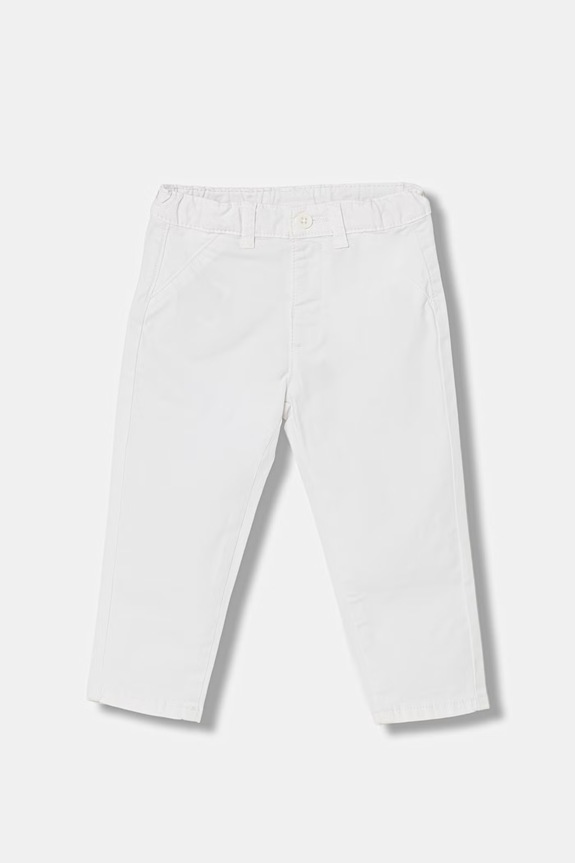 Hlače za bebe Mayoral Newborn s elastinom bijela 1597.1M.Newborn.PPY2