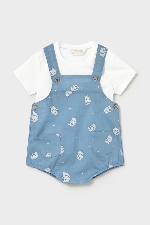 Mayoral Newborn compleu bebe tricotaj albastru 1621.1B.Newborn.PPY2