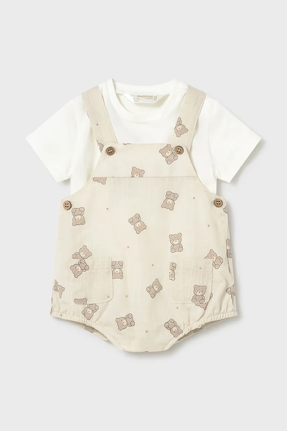 Mayoral Newborn komplet niemowlęcy 1621.1B.Newborn.PPY2 beżowy SS26