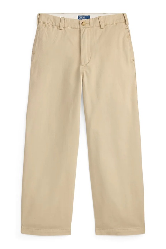 Polo Ralph Lauren Παντελόνι chino παιδικό βαμβακερό 323A12611001 μπεζ SS26