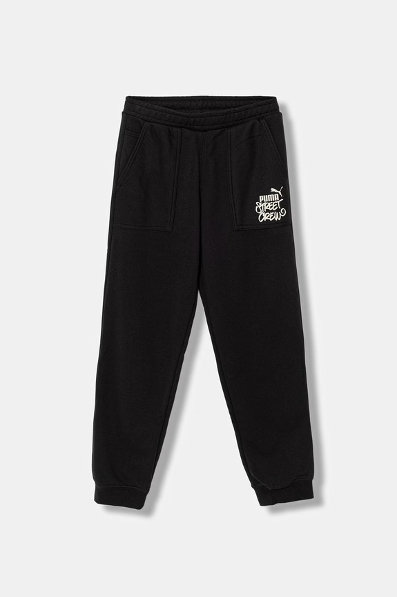 Puma pantaloni de trening pentru copii MID90s tricotaj negru 691747