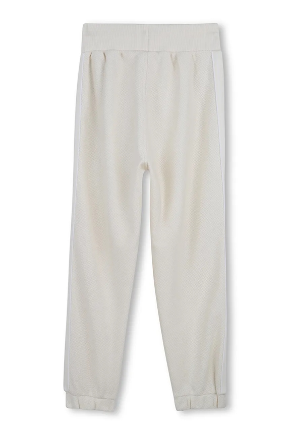 HUGO pantaloni de trening pentru copii, din bumbac G00981.162.174 bej SS26