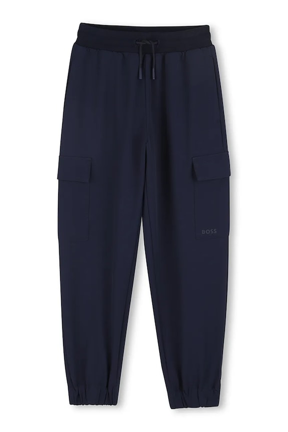 BOSS pantaloni copii J52910.114.150 bleumarin SS26