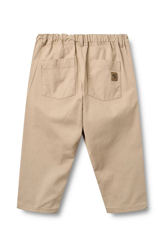 Wheat pantaloni de bumbac pentru copii 2720.327.GOTS bej SS26