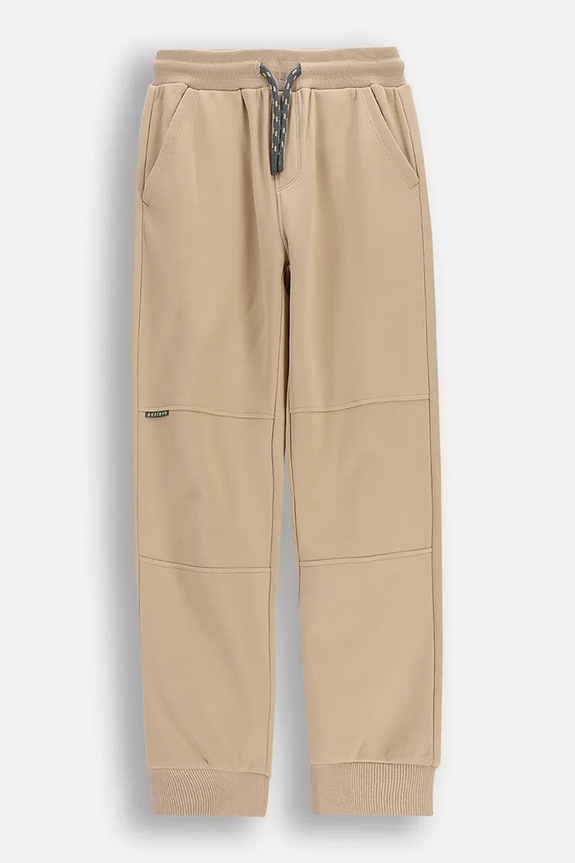 Coccodrillo donji dio trenirke za djecu s pamukom WC6120101NBJ bež SS26