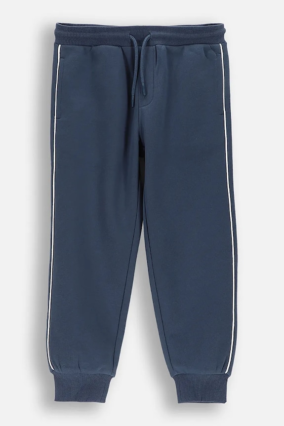Coccodrillo pantaloni de trening pentru copii, cu bumbac albastru WC6120104MBK