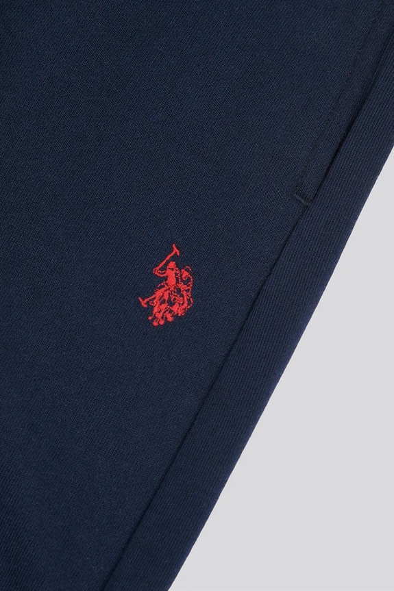 U.S. Polo Assn. Παντελόνι jogger παιδικό με βαμβάκι σκούρο μπλε USP2456