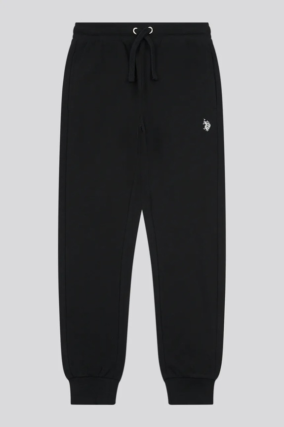 U.S. Polo Assn. Παντελόνι jogger παιδικό με βαμβάκι USP2456 μαύρο SS26