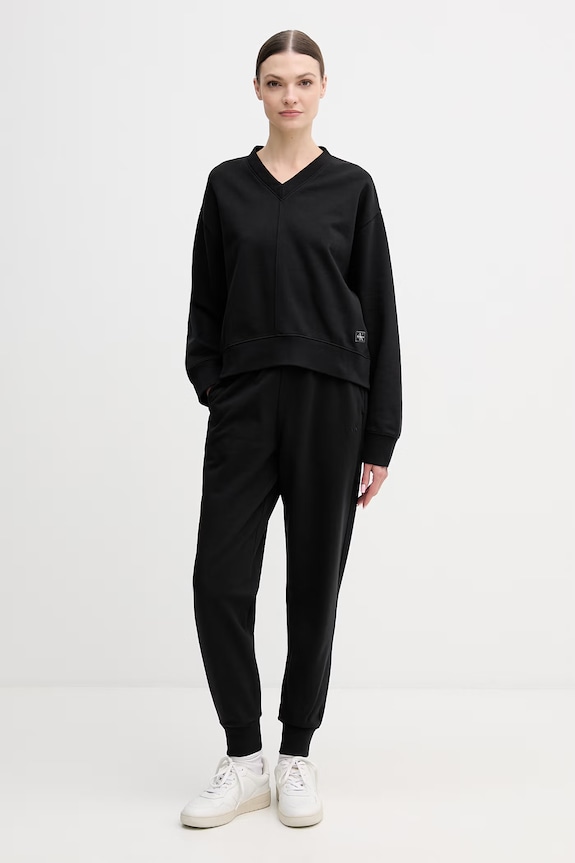 Calvin Klein Jeans spodnie dresowe LV047E236G czarny SS26