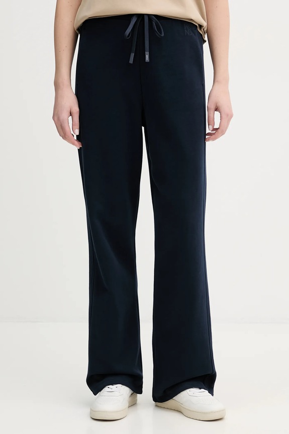 Παντελόνι φόρμας Weekend Max Mara VOLIERA απλικέ σκούρο μπλε 2615781021600