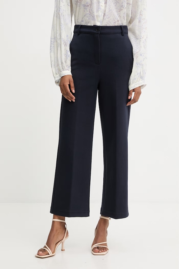 Weekend Max Mara spodnie ABANO dzianina granatowy 2615781041600