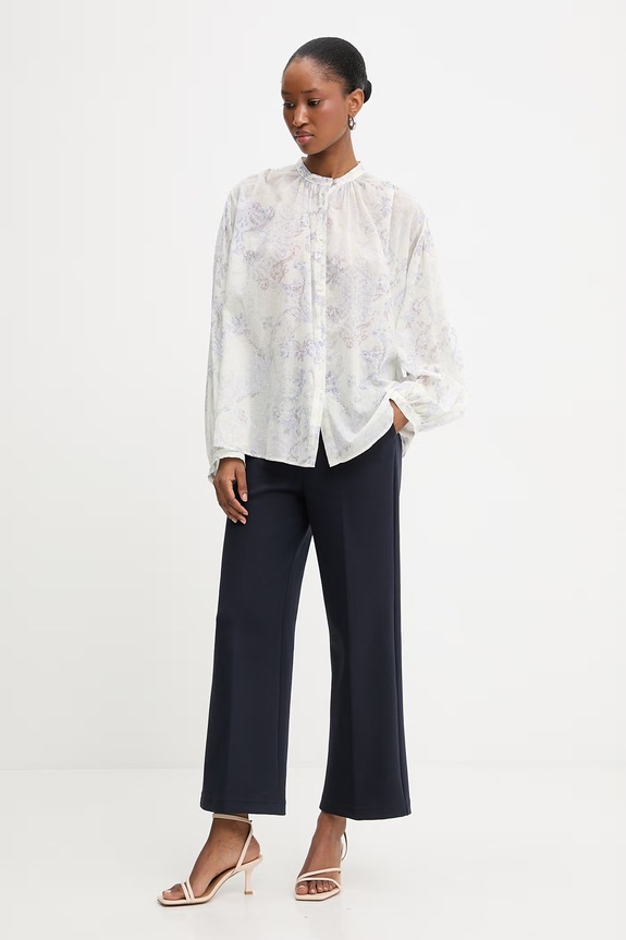 Weekend Max Mara spodnie ABANO 2615781041600 granatowy SS26