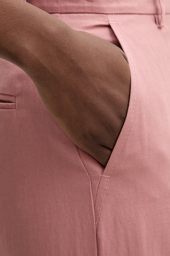 Weekend Max Mara pantaloni cu in ZIRCONE roz 2615131052600