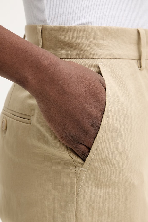 Weekend Max Mara pantaloni cu in ZIRCONE bej 2615131052600