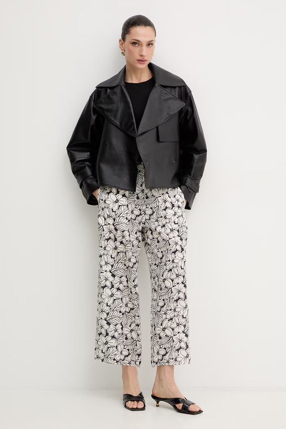 Svilene hlače Weekend Max Mara NIRVANA 2615131132600 bijela SS26