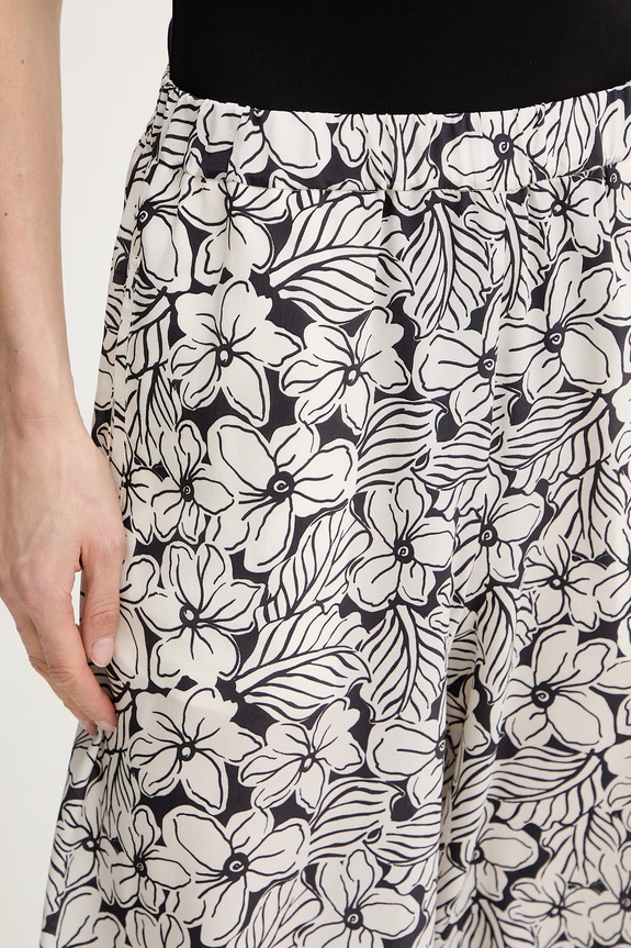Svilene hlače Weekend Max Mara NIRVANA bijela 2615131132600