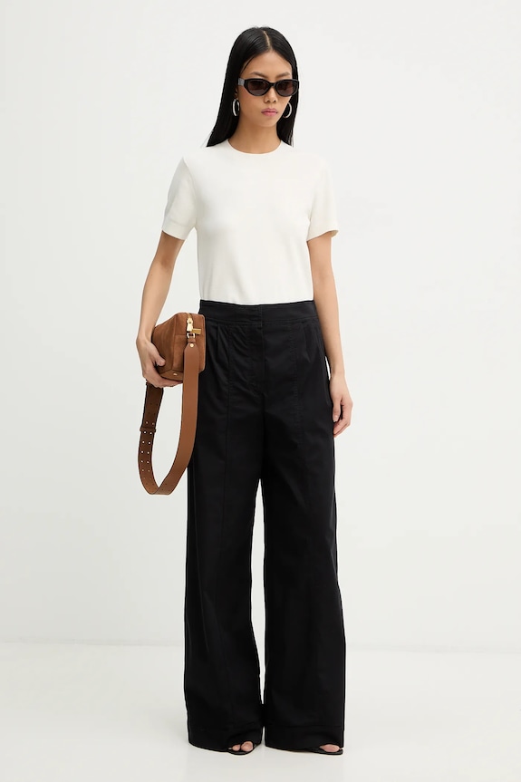 Nohavice MM by Max Mara STRENNA 2616131017600 čierna SS26