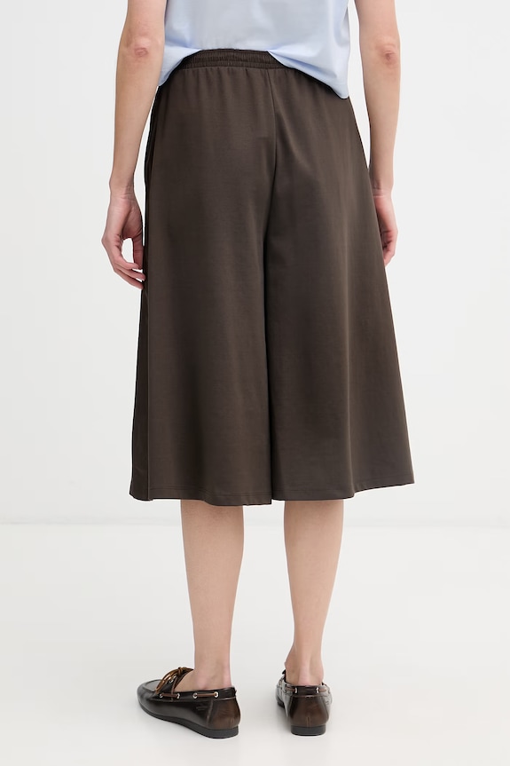 Îmbrăcăminte MM by Max Mara bermude pentru femei, cu bumbac PIOMBO 2616781018600 maro