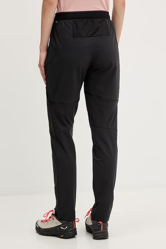 Ρούχα Salewa παντελόνι πεζοπορίας γυναικείο PEDROC 00.0000029298 μαύρο