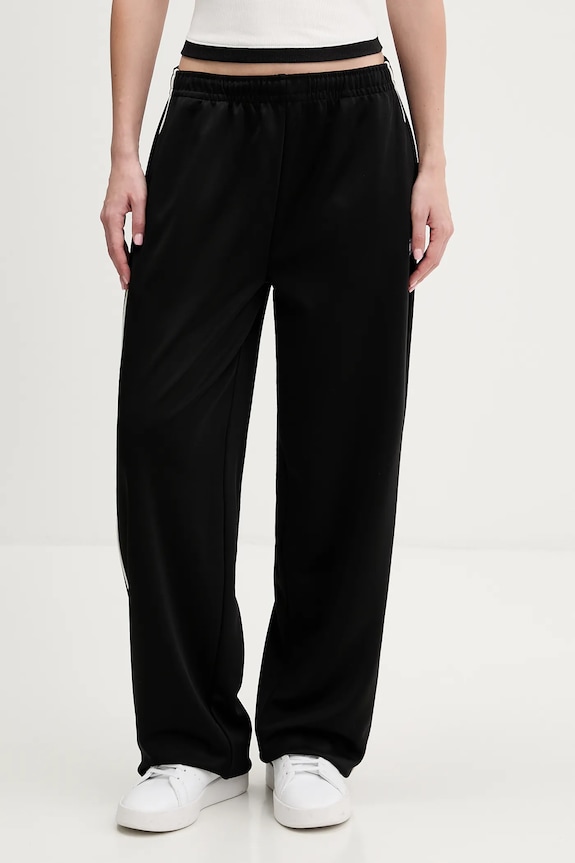 Tommy Jeans pantaloni de trening tricotaj negru DW0DW22633