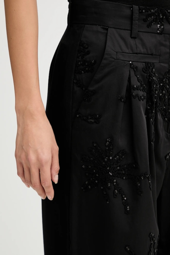 MUNTHE pantaloni STORMY negru 254144025401