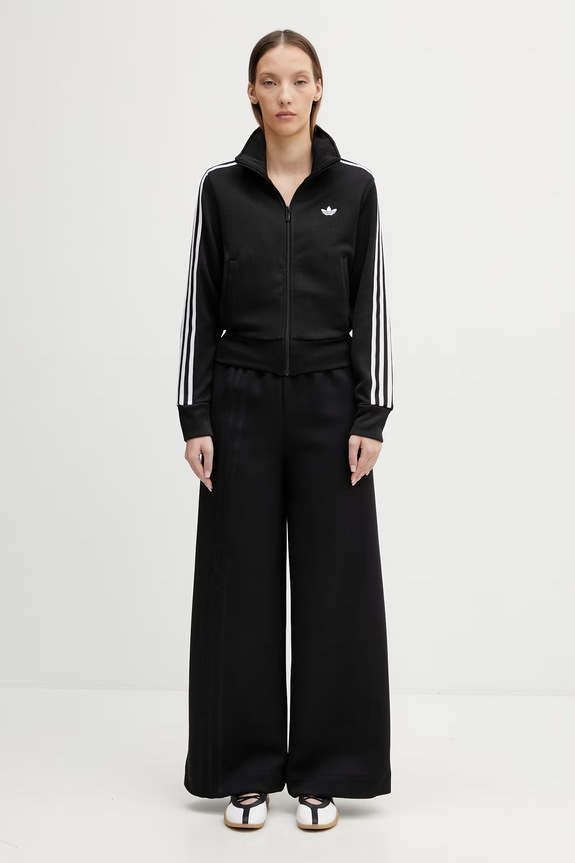 adidas Originals Donji dio trenirke za žene s pamukom 3 Stripes JX2733 crna