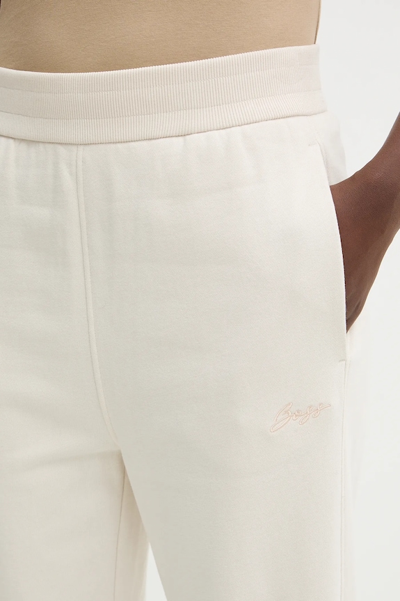 Pamučni donji dio trenirke BOSS Orange C Endless bež 50554685