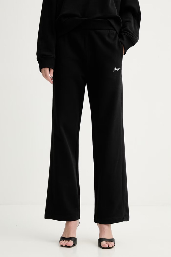 BOSS Orange pantaloni de trening din bumbac C Endless bumbac negru 50554685