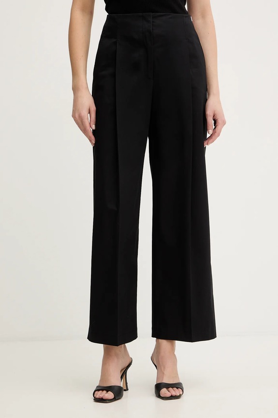 BOSS pantaloni Tulotta drept negru 50551913