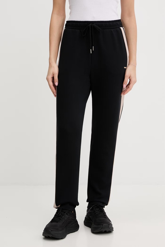 Nohavice BOSS Mirage Pants s elastanom čierna 50557212