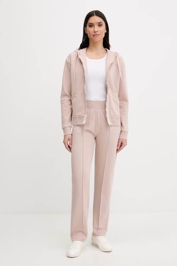BOSS spodnie lounge Shiny B Pants 50557285 beżowy SS26