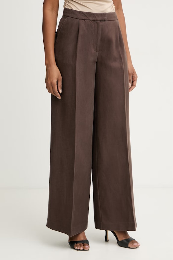 Marciano by Guess wide leg női vászonnal JANE barna G6GB04.W1782