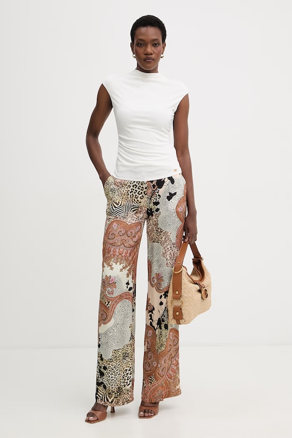 Marciano by Guess παντελόνι Γυναικείο με βισκόζη GISELLE G6GB09.W1875 μπεζ SS26